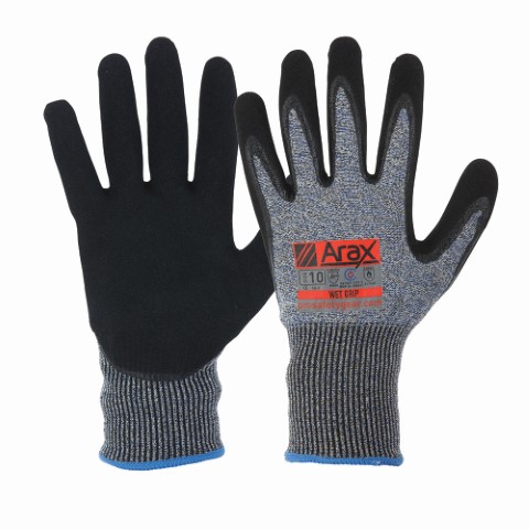 PRO CHOICE ARAX NITRILE SAND DIP ON 13G LINER SIZE 9